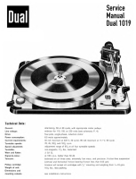 Dual 1019-Service-Manual 